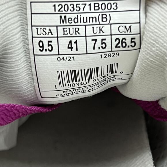 Brooks Levitate 5 Running Shoes Women Size 9.5 Gray Purple Comfort Low Sneakers - Picture 9 of 9